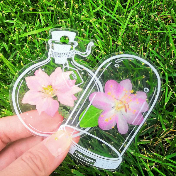 🍃 Transparenta naturklistermärken