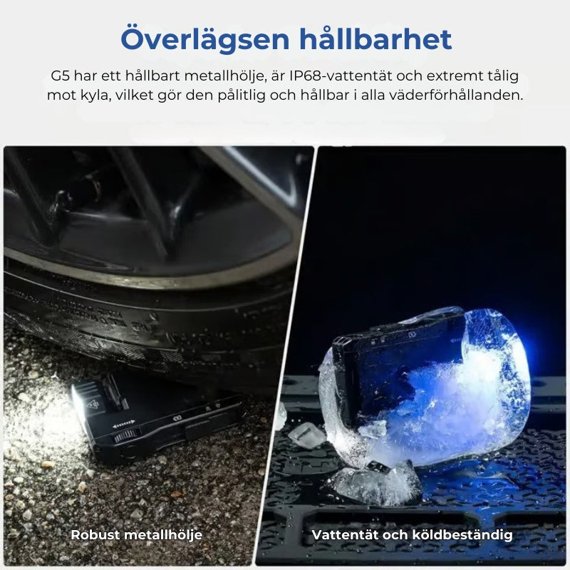 G5 EDC lampa med 400 LUMEN