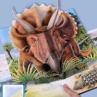 Encyklopedi om dinosaurier i 3D đ HARDCOVER