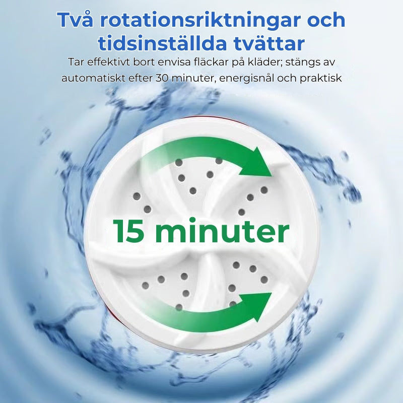 Mini tvättmaskin - För tvätt och disk