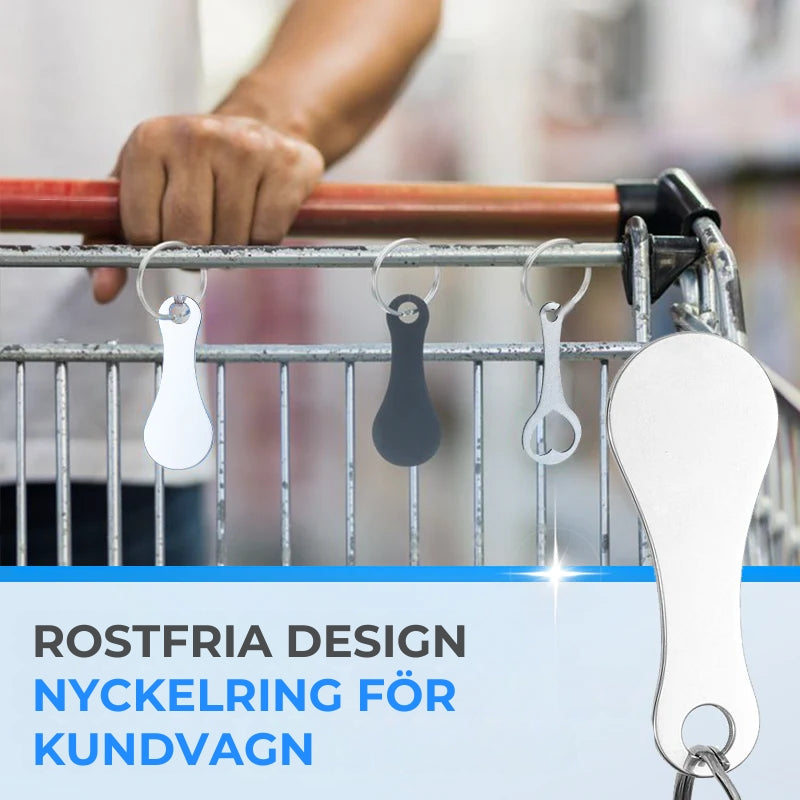 Kundvagnstoken för Nyckelring