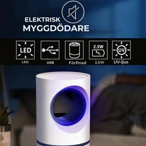 Buzz-free™ elektrisk myggdödande lampa