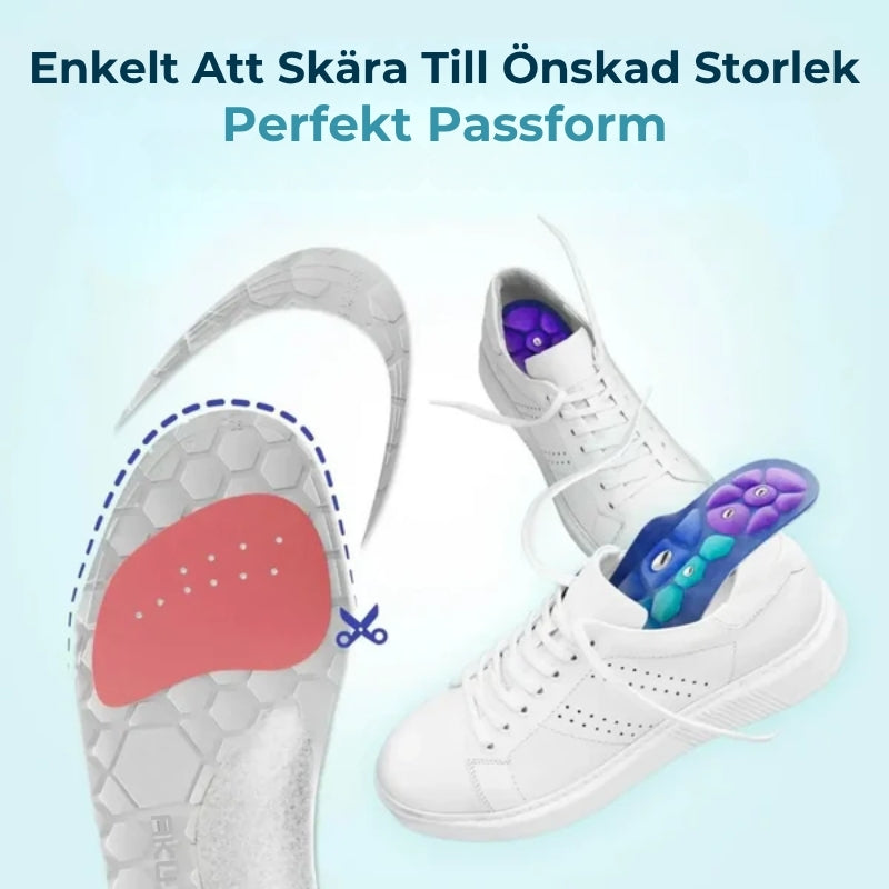Medivital™ Magnetiska iläggssulor med akupressur
