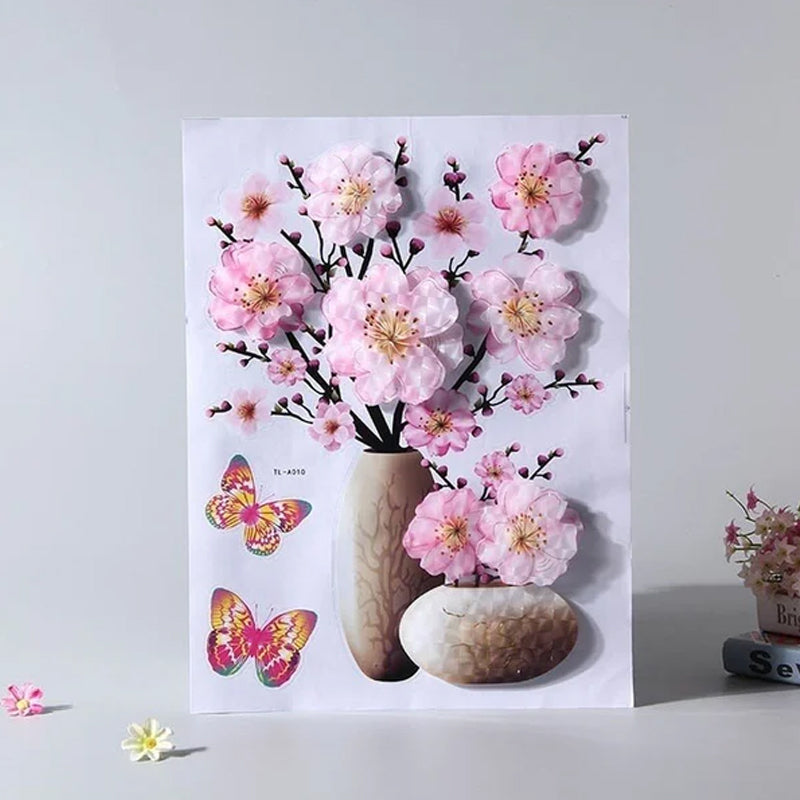 3D Blommor - Wall Stickers