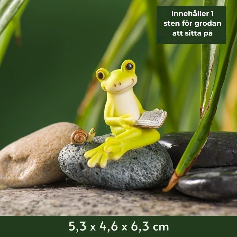 🐸 Groda blomkruka hänge prydnad🍷