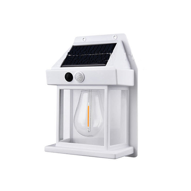 Vägglampa med solceller
