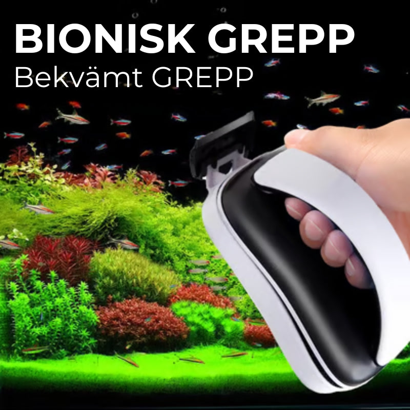 Magnetisk glasrengörare för akvarium