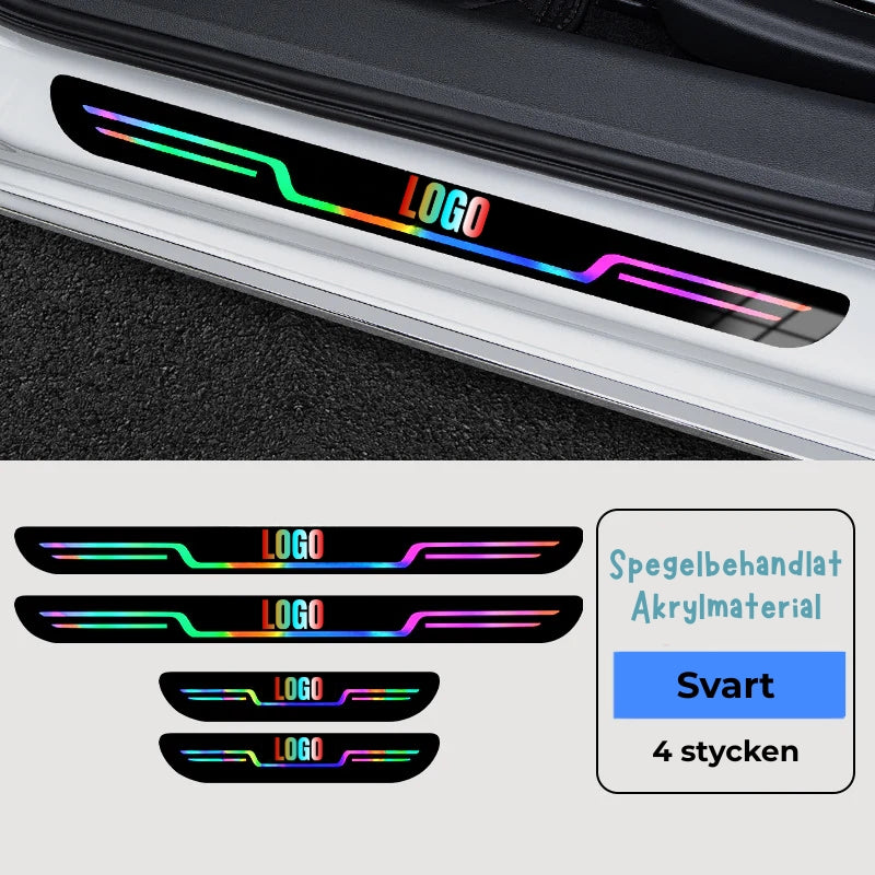 STILIG DÖRRLIST FÖR BIL (komplett set med 4 stycken)