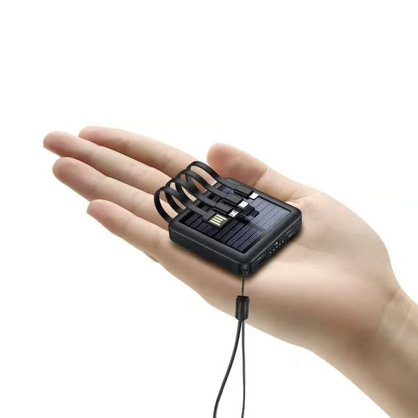Powerbank med solceller