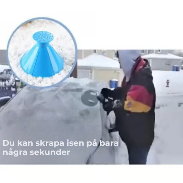 Magisk isskrapa för bilen