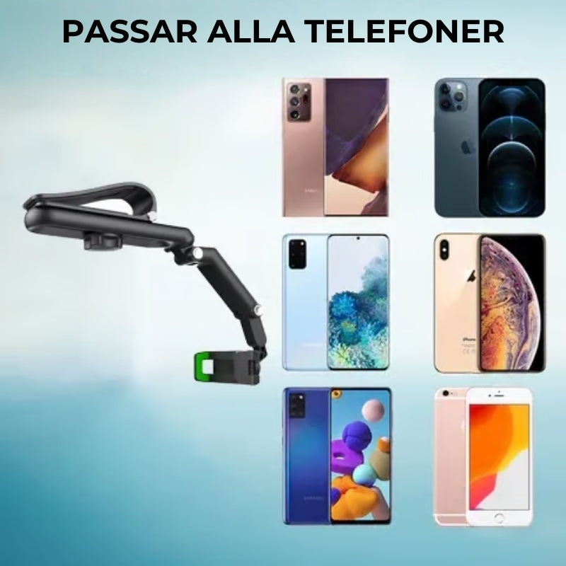 1080° Justerbar telefonhållare Bil