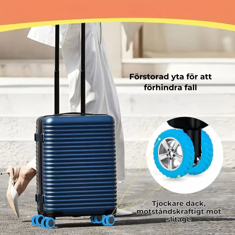 Skyddsöverdrag för bagagehjul (4 st)