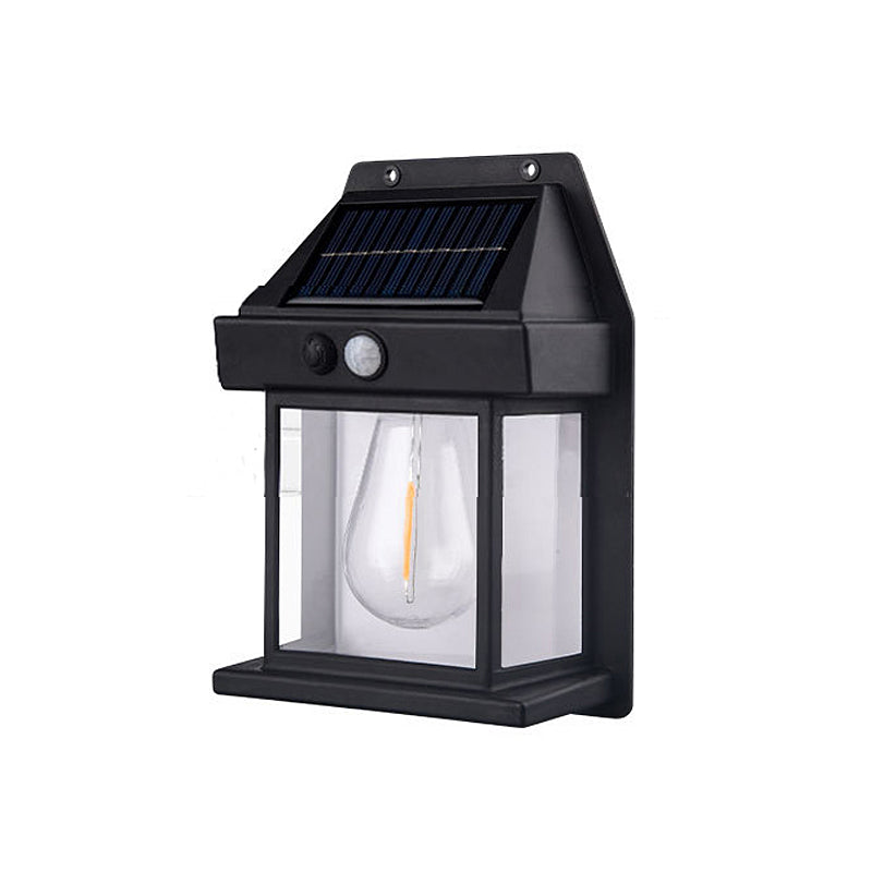 Vägglampa med solceller