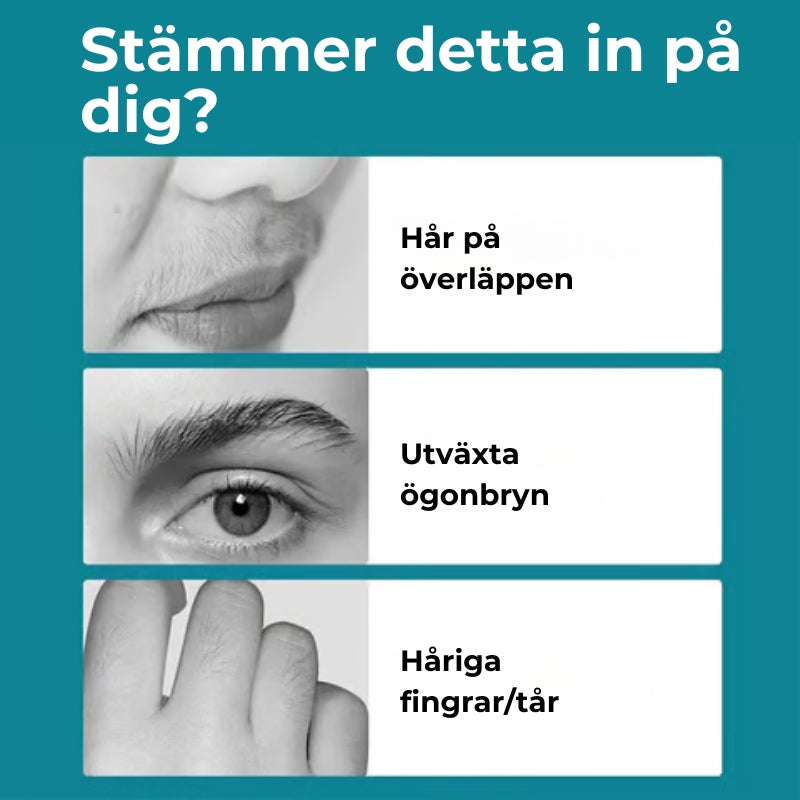 Järnberikande hårborttagningskräm