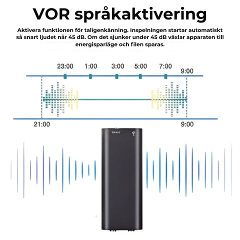 Mini Audio Recorder - Smart Diktafon