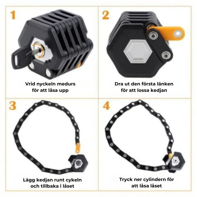 LockSure Security Tool™ - PROFFSIGT CYKELLÅS
