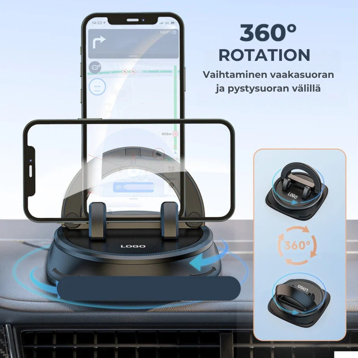 Telefonhållare för bilen