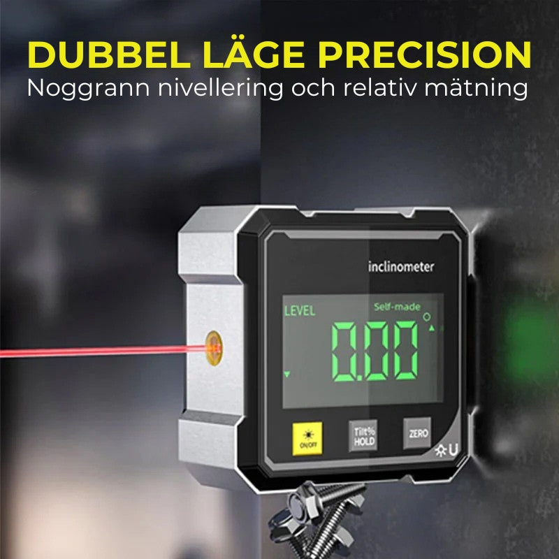 🔥4-sidig magnetisk digital vinkelmätare med laser