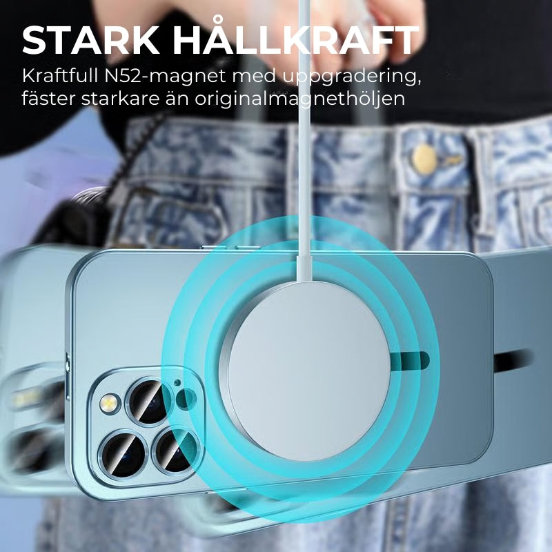 MagSafe - Magnetiskt iPhone-skydd i aluminium