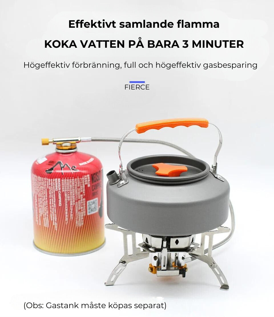TRIPBURN™ Vindtålig Gasbrännare i Ryggsäcksstorlek