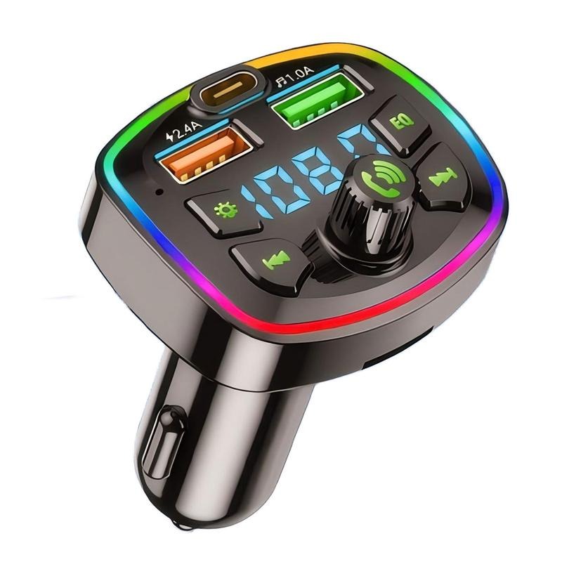 Bluetooth-FM-adapter och laddare för bilen