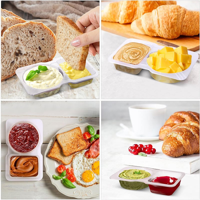 Återanvändbara skålar för Snacks