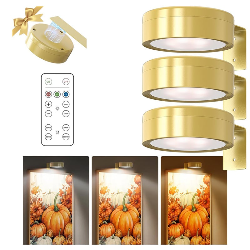 🖼️💡Magnetisk tavellampa med 13 olika belysningslägen