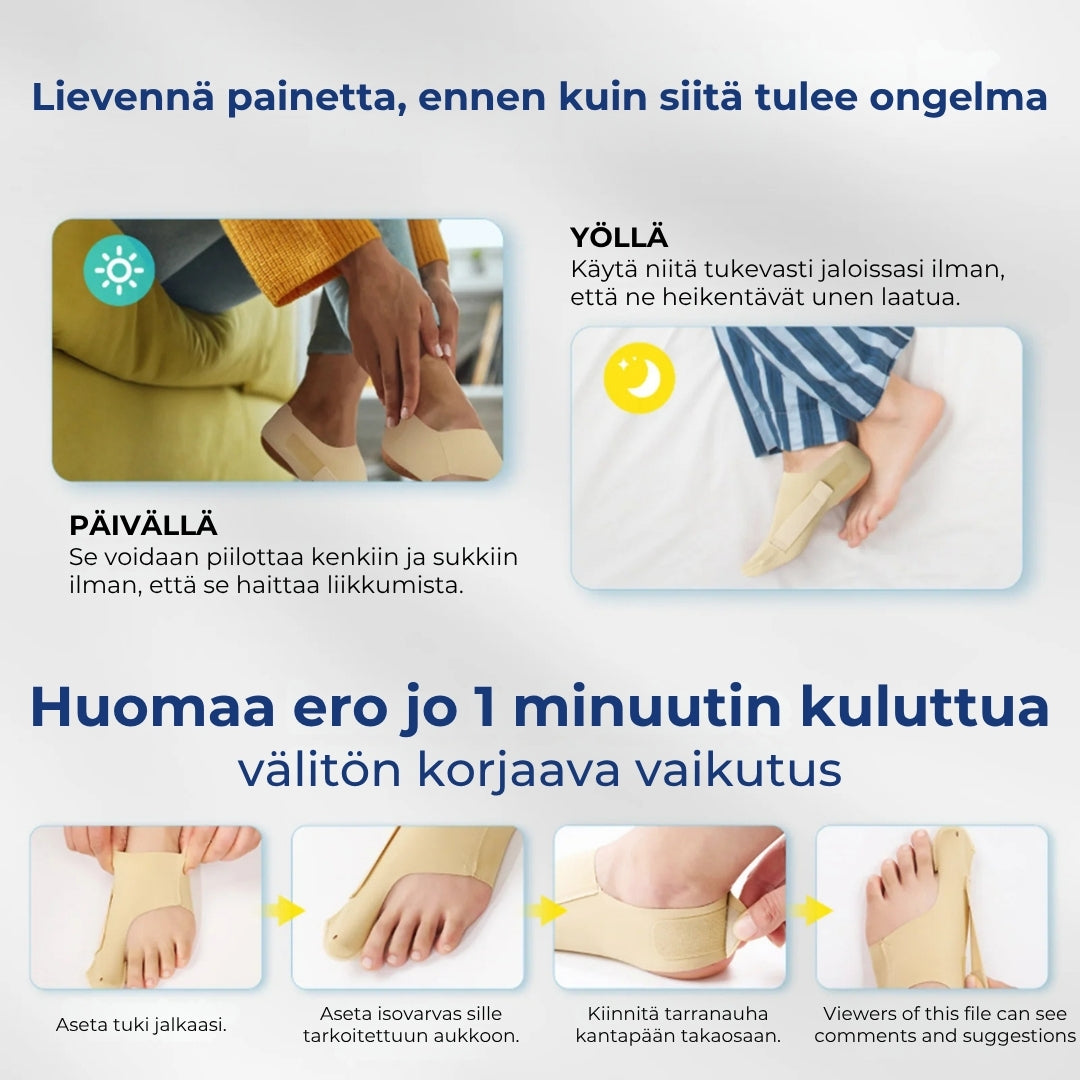 Justerbar hallux valgus-korrigerare