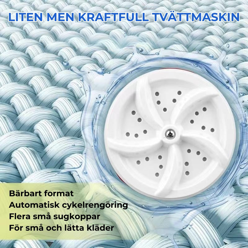 Mini tvättmaskin - För tvätt och disk