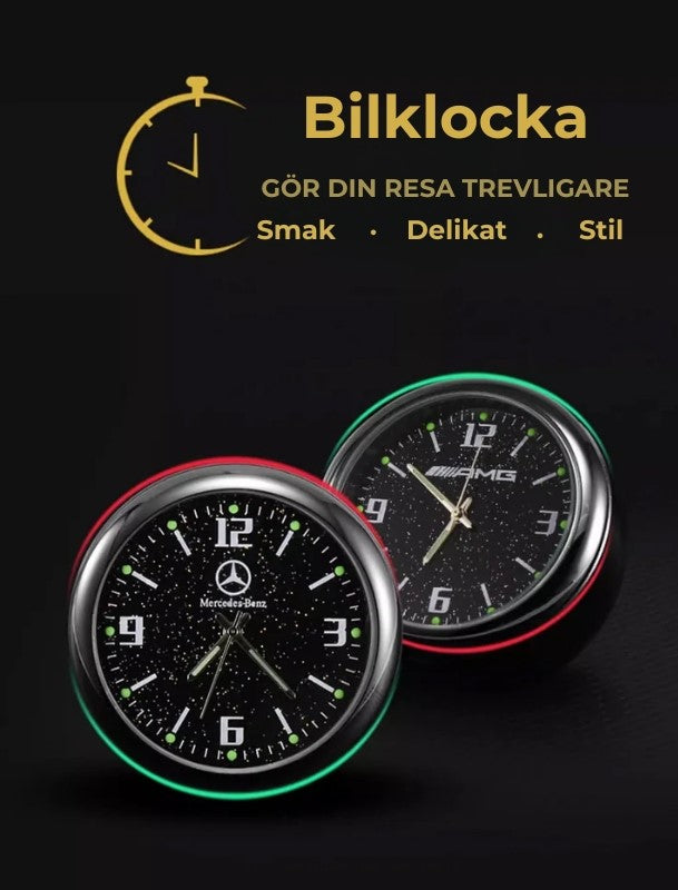Miniklocka för bilens startknapp