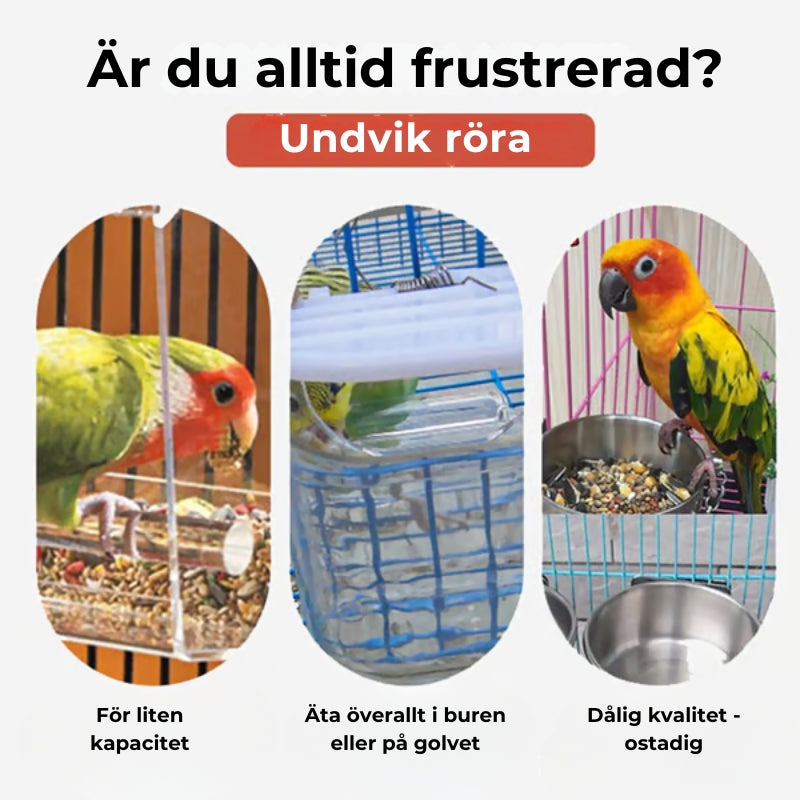 đ„Automatisk fĂ„gelmatare utan spill