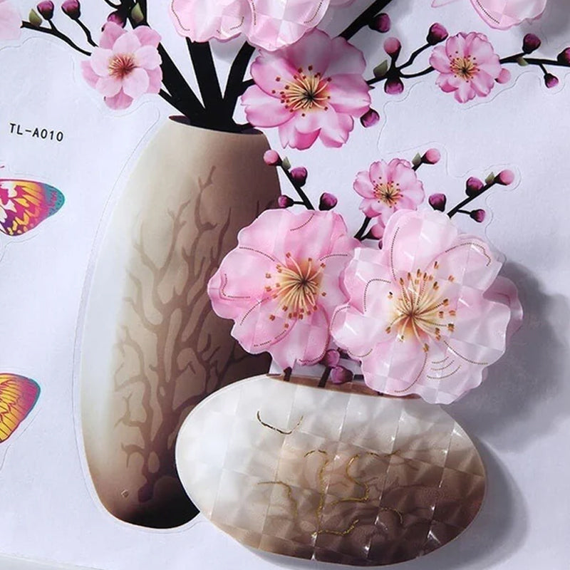 3D Blommor - Wall Stickers