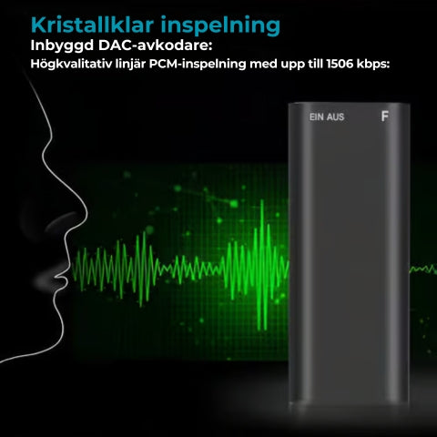 Mini Audio Recorder - Smart Diktafon