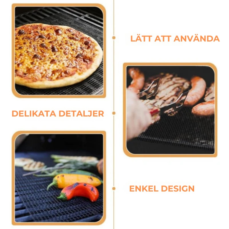 FlavoMesh Grillmatta (rund eller rektangulär)