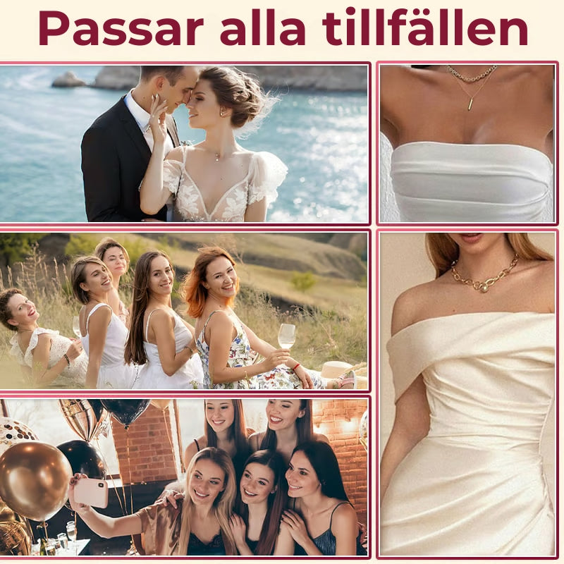 Osynlig Push-up BH utan axelband