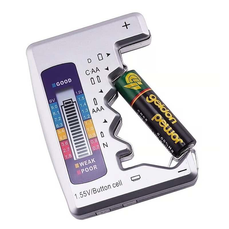Batteritestare - AA/AAA/C/N/D/9V