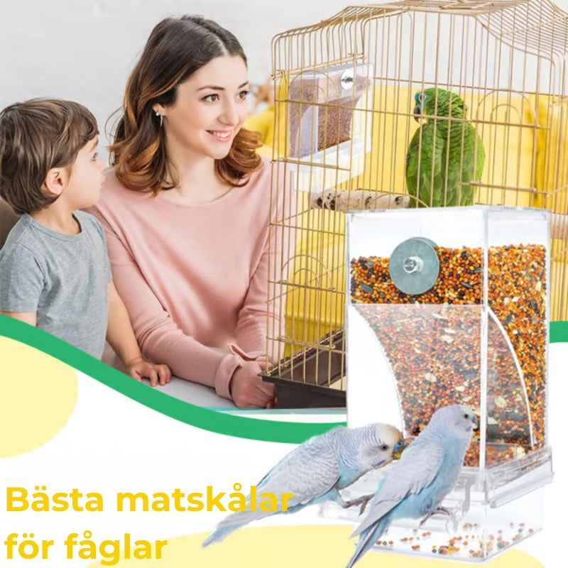 đ„Automatisk fĂ„gelmatare utan spill