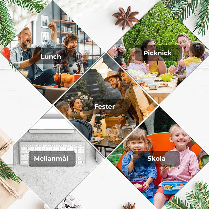 Återanvändbara skålar för Snacks