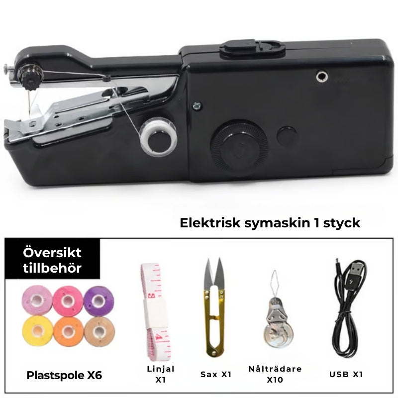 Bärbar kompakt symaskin