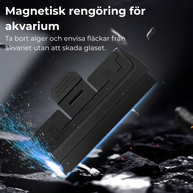 Magnetisk glasrengörare för akvarium