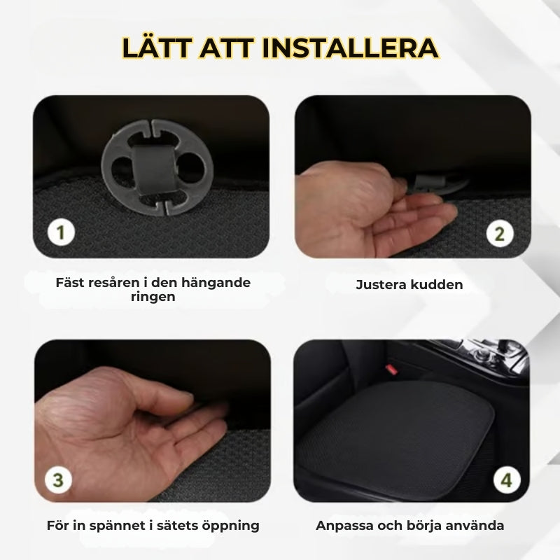 Bekväma och halksäkra bilstolsöverdrag