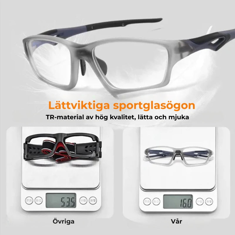 đ Multifokala sportglasögon (Skyddar mot BlĂ„tt ljus och UV)