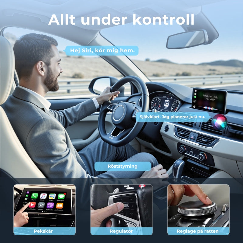 Mini trådlös CarPlay-adapter