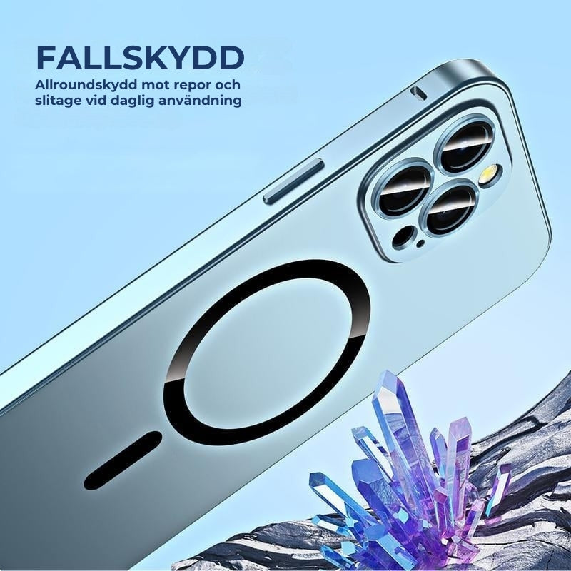 MagSafe - Magnetiskt iPhone-skydd i aluminium