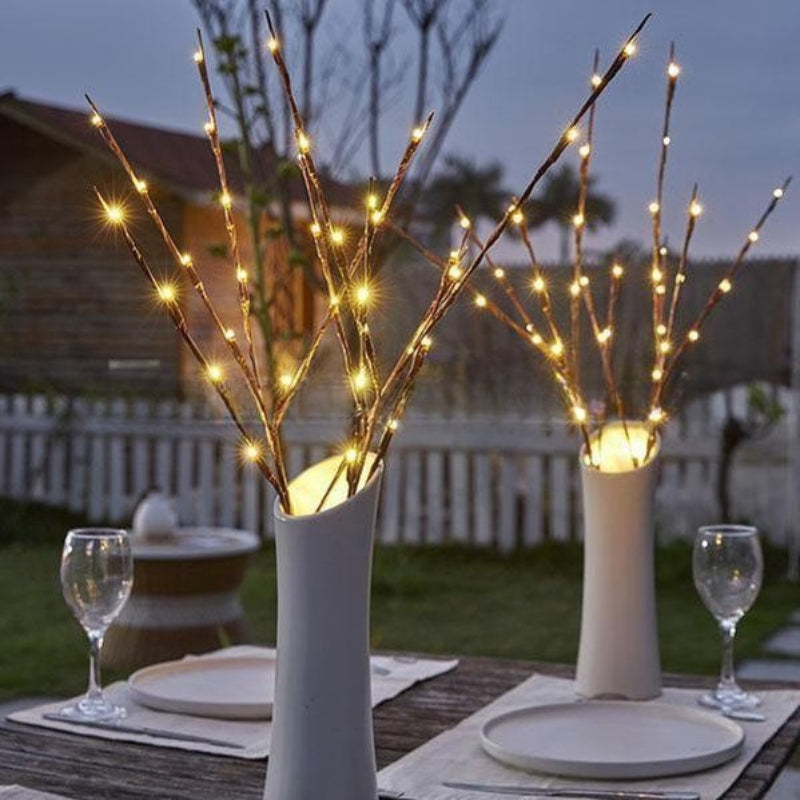 Dekorativa LED-kvistar (set med 5 kvistar)