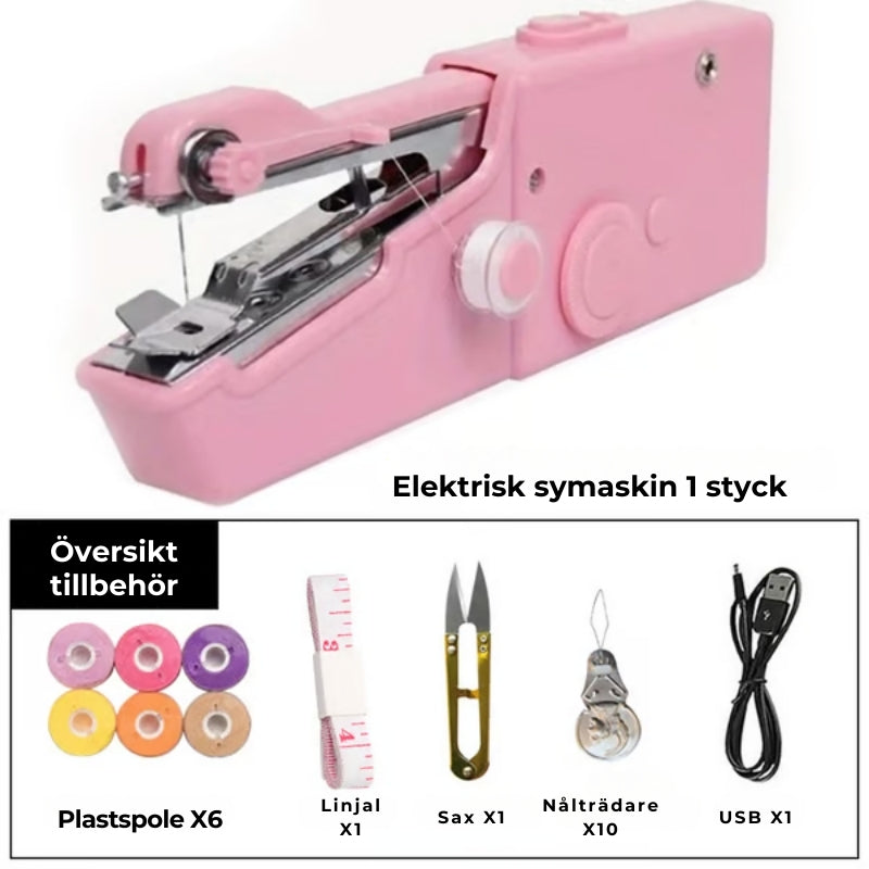 Bärbar kompakt symaskin