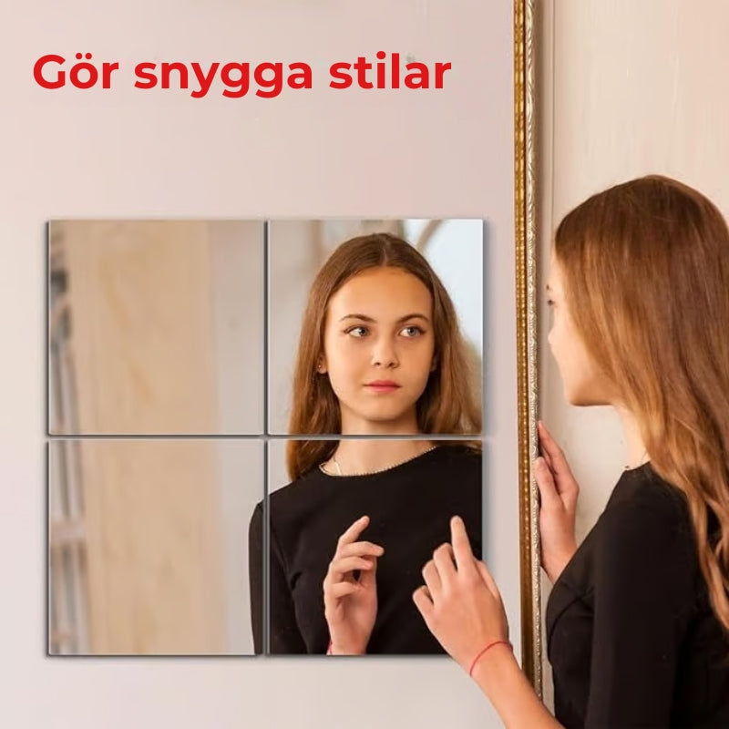 Väggspegel i akryl