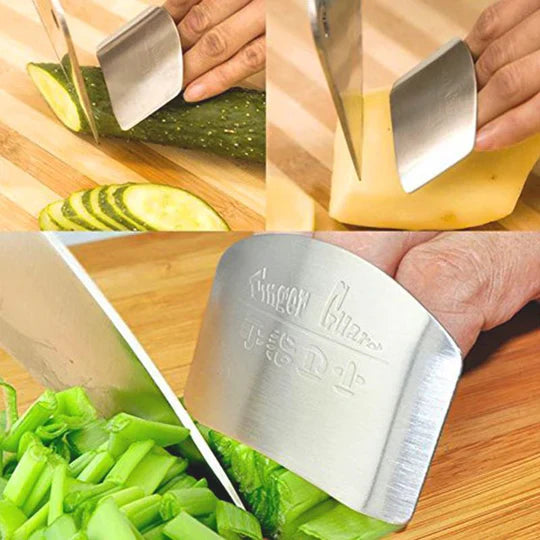 Handskydd i rostfritt stål för matlagning