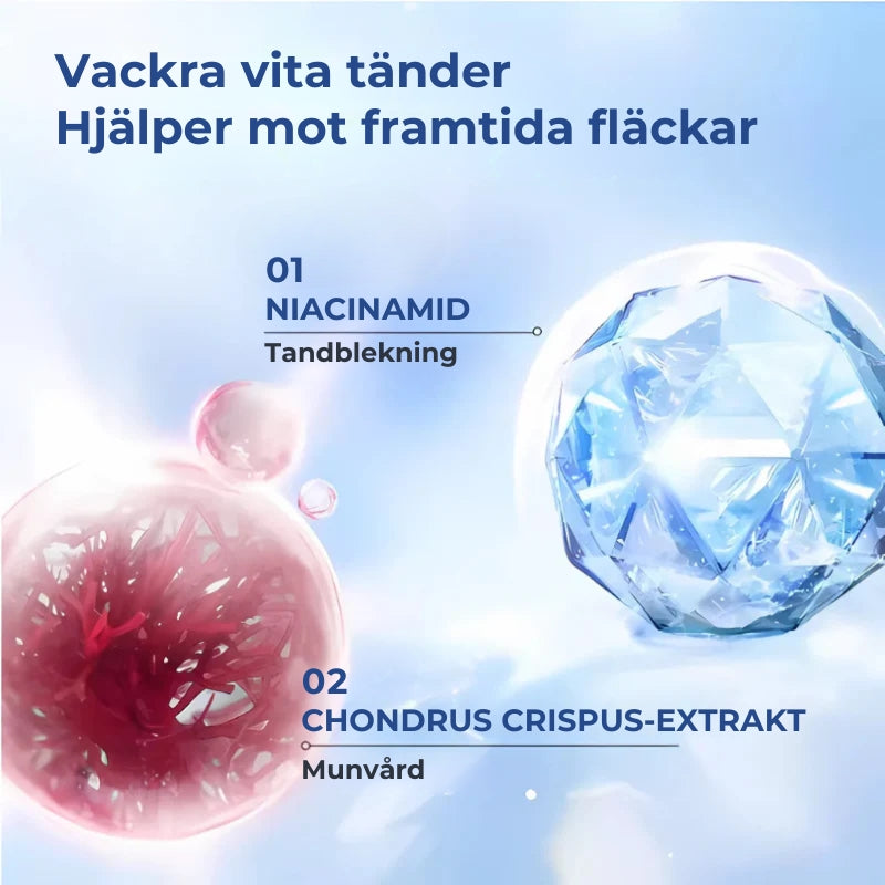 Tandkräm för blekning och borttagning av fläckar