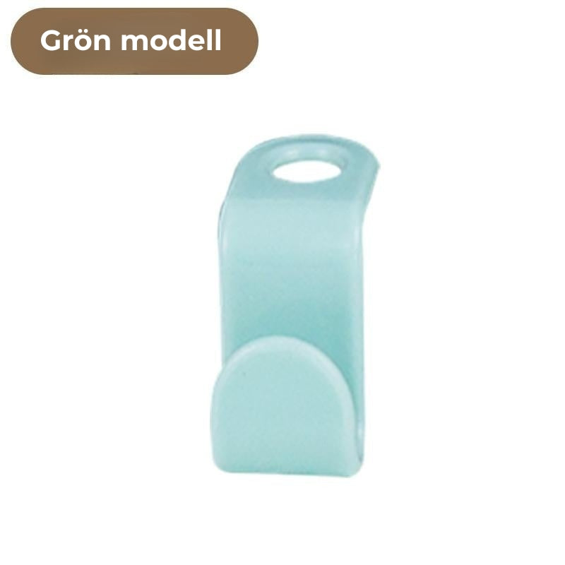 Platsbesparande Hakar för galgar (10-pack)